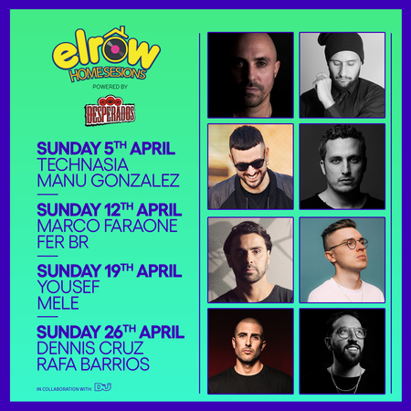 elrow Home Sessions Powered by Desperados, Amsterdam, Netherlands
