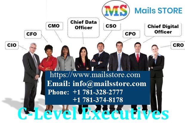 C-Level Executives Email Lists | C-Level Executive Mailing List | Mails STORE, Essex, Massachusetts, United States