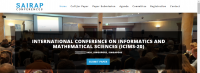 INTERNATIONAL CONFERENCE ON INFORMATICS AND MATHEMATICAL SCIENCES