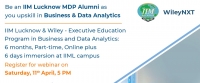 Be an IIM Lucknow MDP Alumni as you upskill in Business & Data Analytics