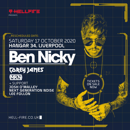 Hellfire Presents: Ben Nicky, Liverpool, England, United Kingdom