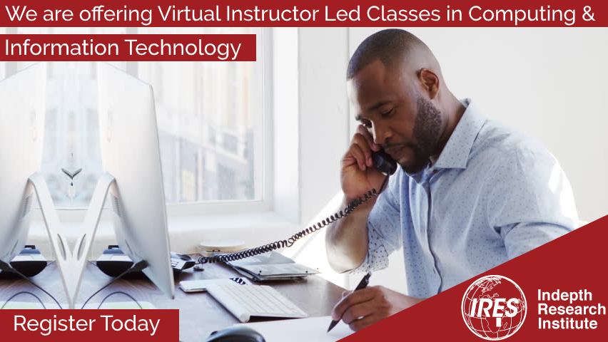 Join our virtual instructor led classes in Computing & Information technology, Nairobi, Kenya