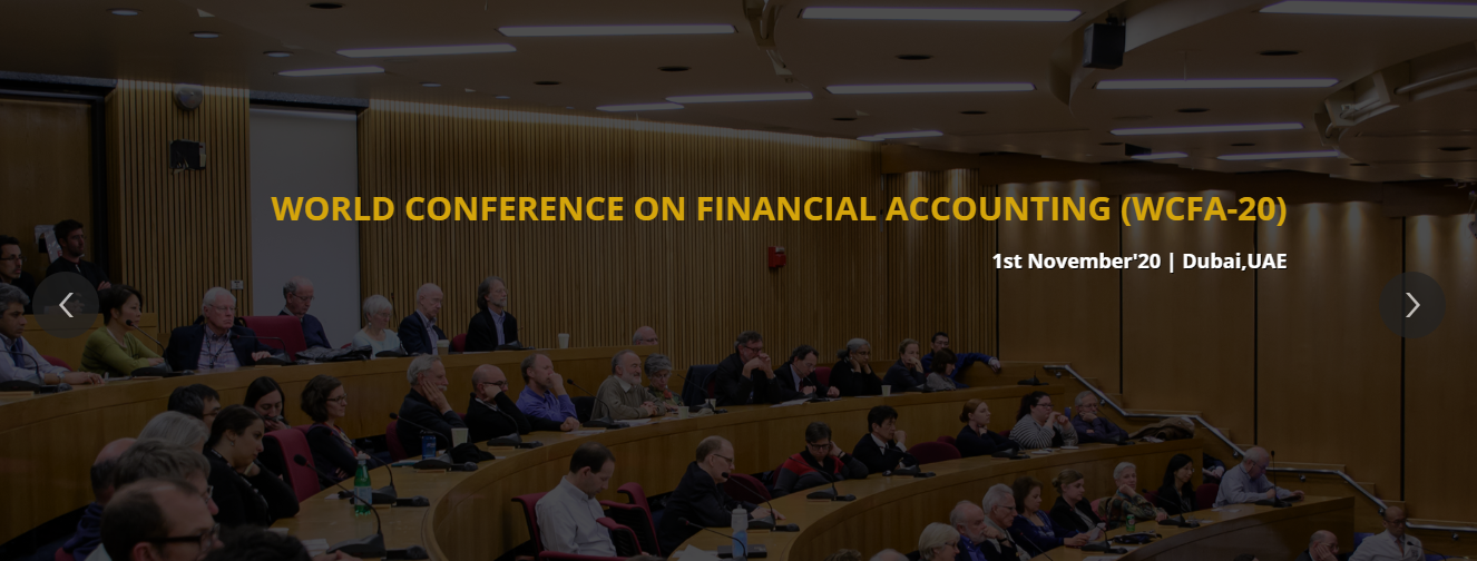 World Conference on Financial Accounting, Dubai, United Arab Emirates