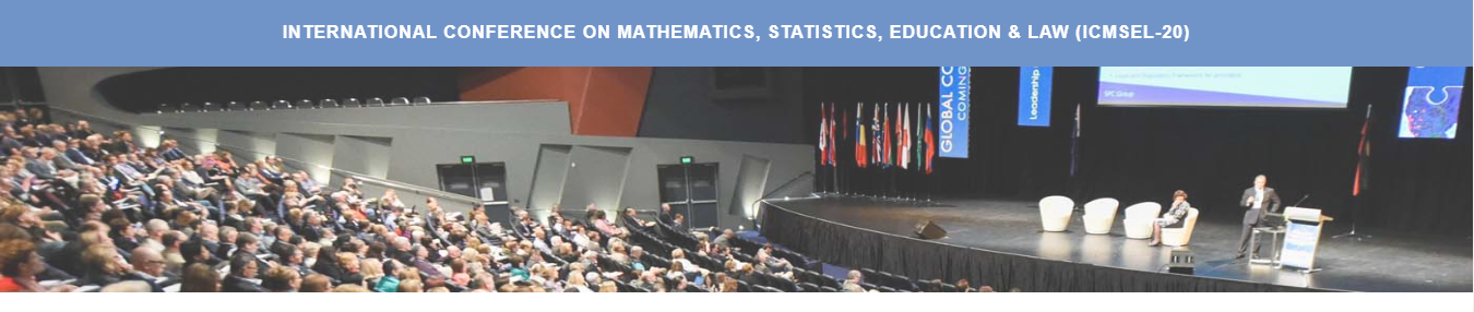 International Conference on Mathematics, Statistics, Education & Law, Jakarta Raya, Jakarta, Indonesia