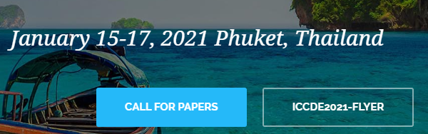2021 7th International Conference on Computing and Data Engineering (ICCDE 2021), Phuket, Thailand