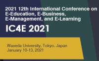 2021 12th International Conference on E-Education, E-Business, E-Management and E-Learning (IC4E 2021)