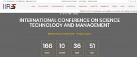 INTERNATIONAL CONFERENCE ON SCIENCE TECHNOLOGY AND MANAGEMENT (ICSTM-20)