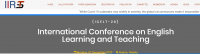 International Conference on English Learning and Teaching (ICELT-20)
