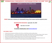 International Symposium on a Sustainable Future - 2021 (ISSF - 2021)