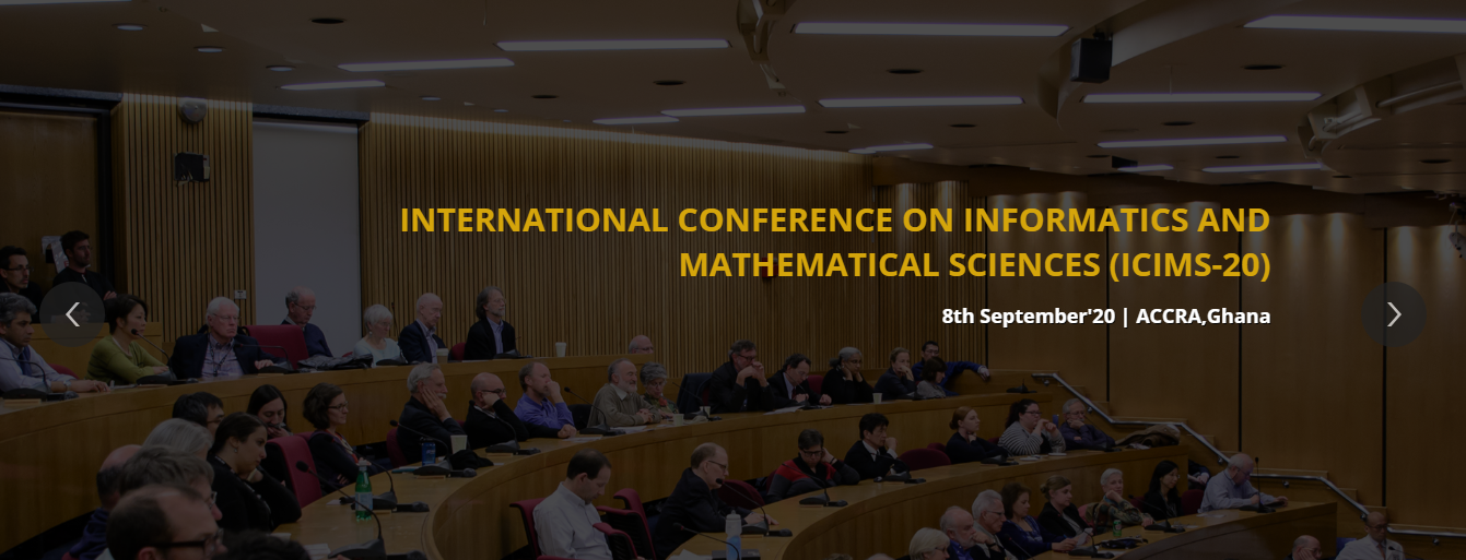 International Conference on Informatics and Mathematical Sciences, ACCRA, Ghana, Ghana