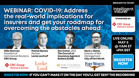 COVID 19 - Address the real world implications for Insurers, London, England, United Kingdom