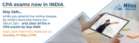 Great News: US CPA exams now in India - Miles Education