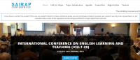 INTERNATIONAL CONFERENCE ON ENGLISH LEARNING AND TEACHING (ICELT-20)