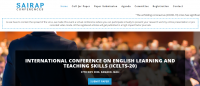 INTERNATIONAL CONFERENCE ON ENGLISH LEARNING AND TEACHING SKILLS (ICELTS-20)