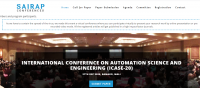 INTERNATIONAL CONFERENCE ON AUTOMATION SCIENCE AND ENGINEERING (ICASE-20)