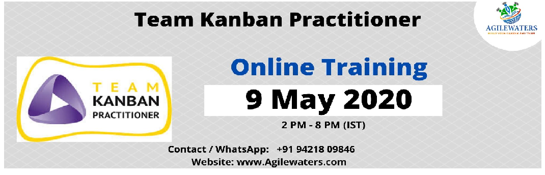 TKP(Team kanban Practitioner)Online Training-, Pune, Maharashtra, India