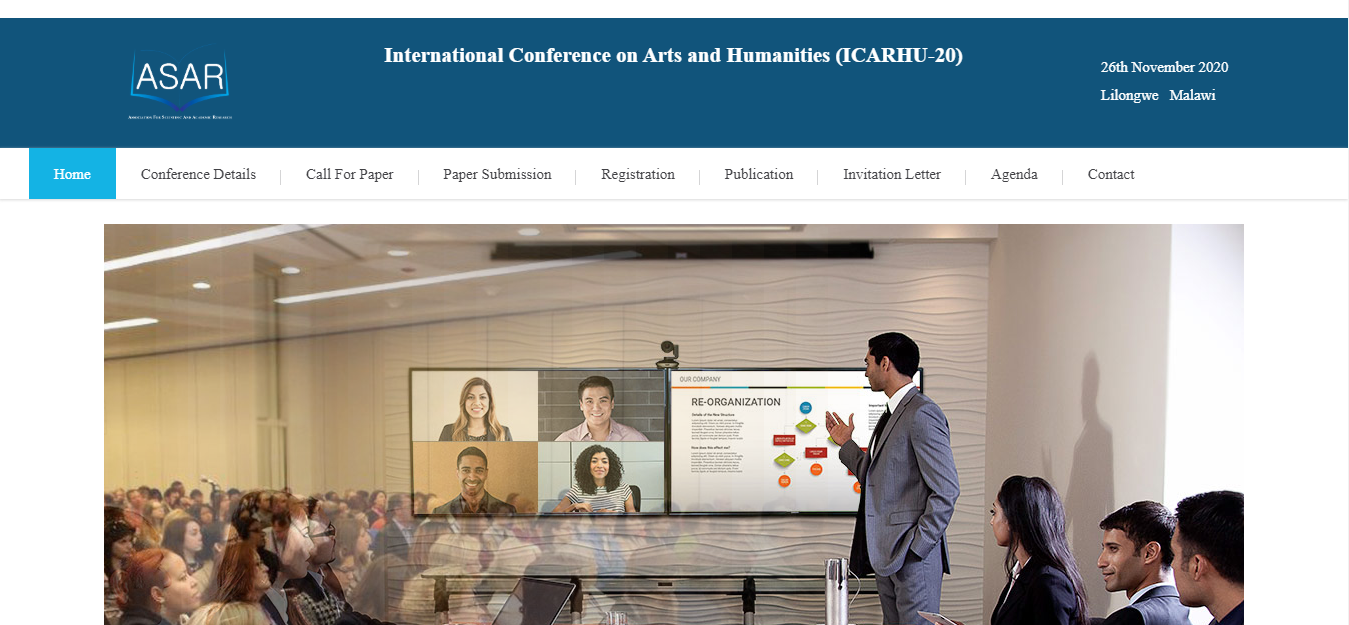 International Conference on Arts and Humanities (ICARHU-20), Lilongwe   Malawi, Malawi
