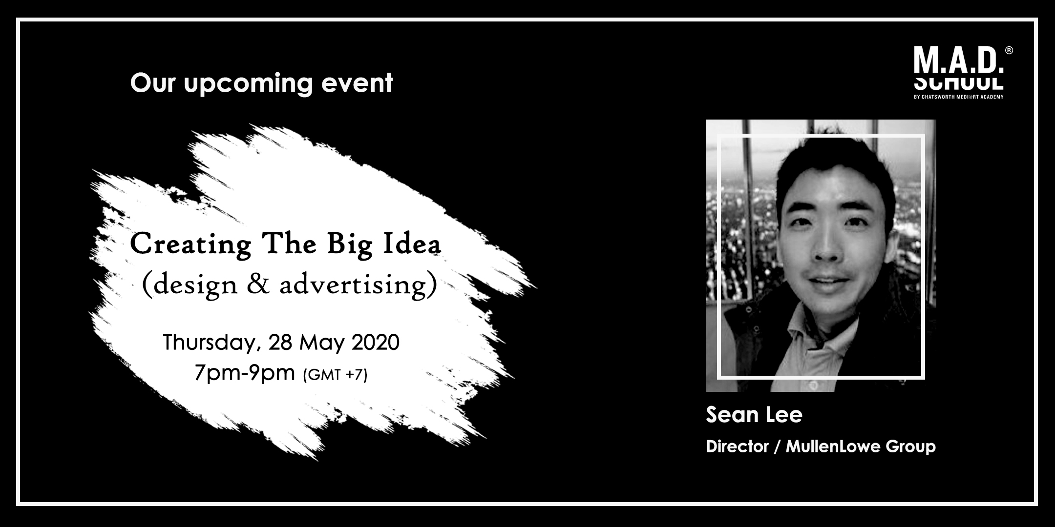 Creating The Big Idea (design & advertising), Online Event, Jakarta, Indonesia
