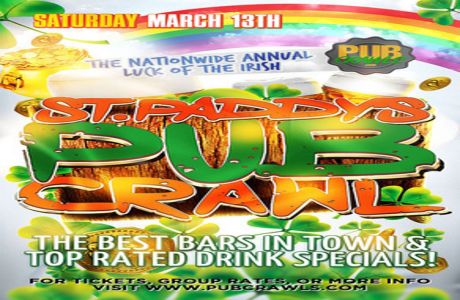 Newport Beach St Patrick's Day "Luck of the Irish" Bar Crawl - March 2021, Newport Beach, California, United States