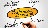 Use of Balanced score card approach to boost organization performance