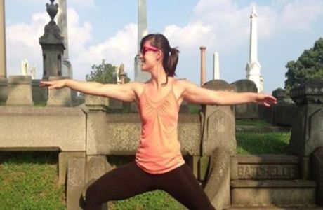 Yoga in the Cemetery Goes Virtual, Philadelphia, Pennsylvania, United States