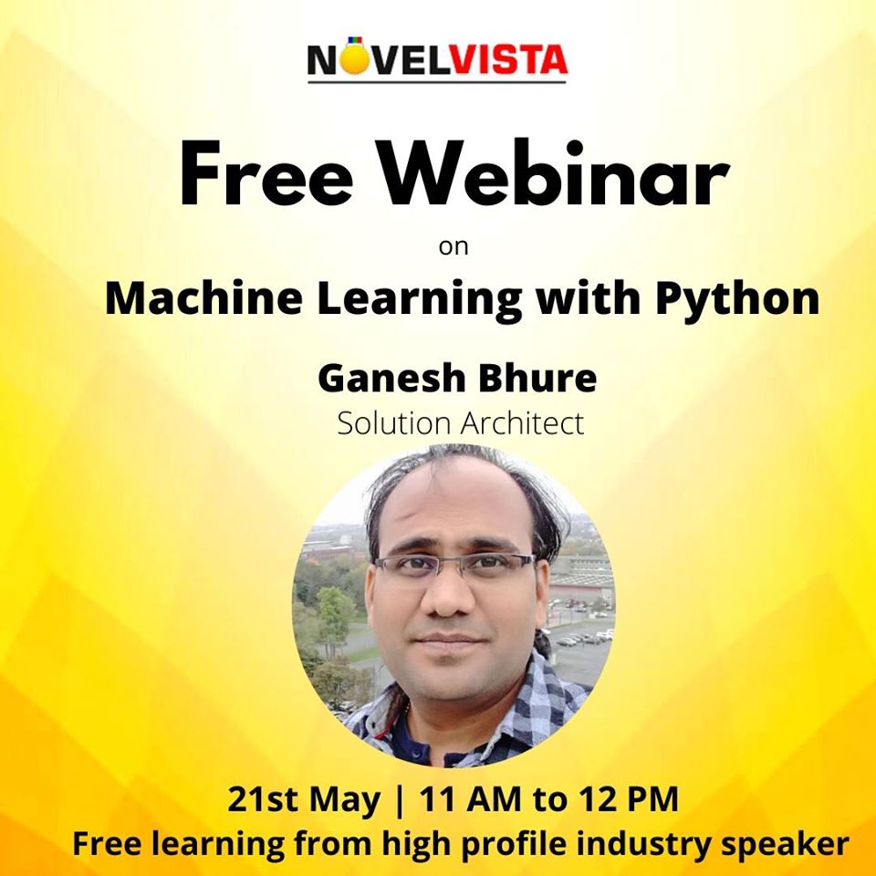 FREE Webinar on Machine Learning with Python (A data driven approach for success), Pune, Maharashtra, India