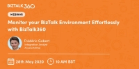 Webinar: Monitor your BizTalk Environment Effortlessly with BizTalk360