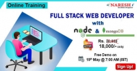 Full Stack Web Developer with Nodejs & mongoDB online Training