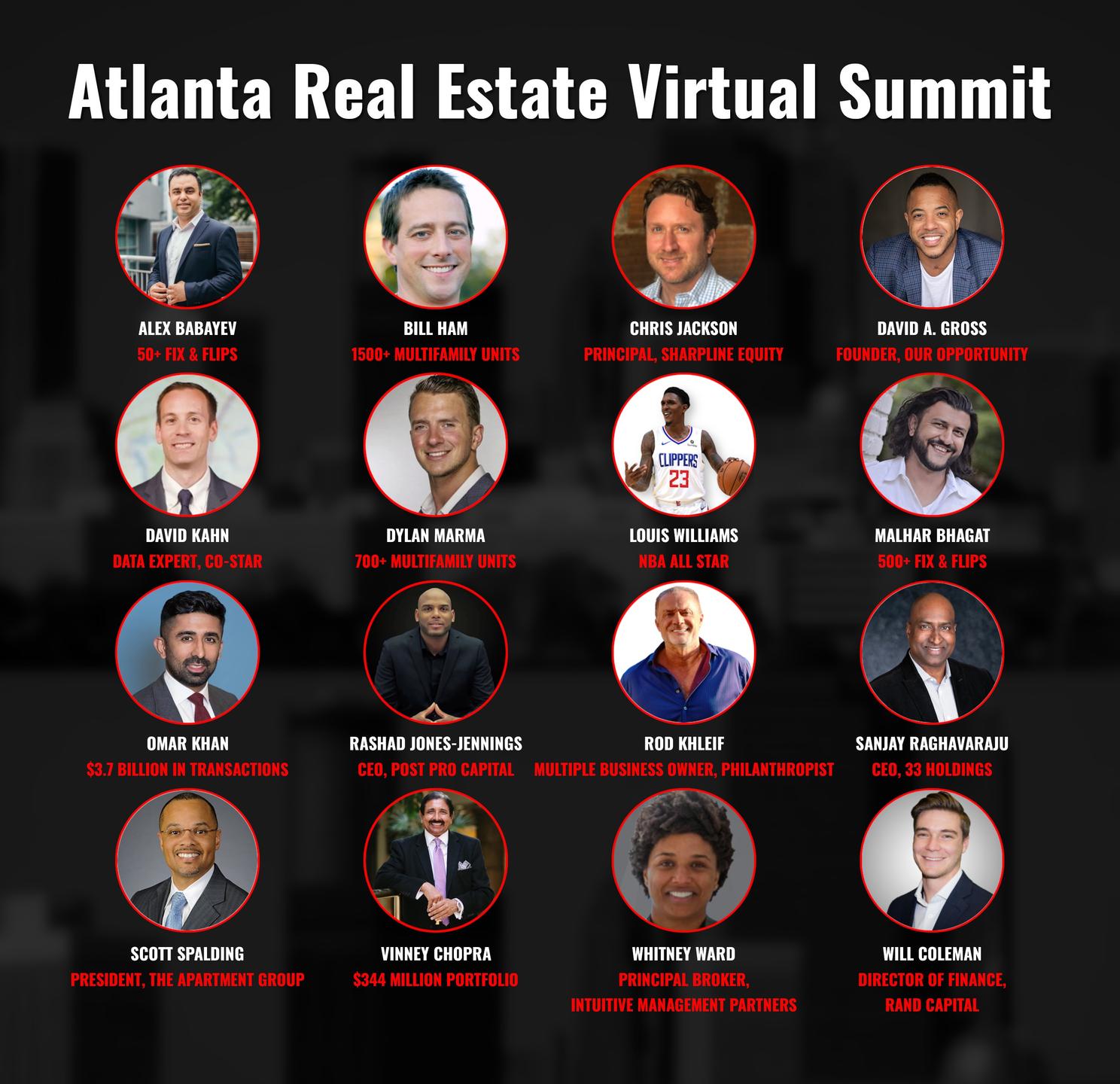Atlanta Real Estate Virtual Summit (EARLY BIRD SPECIAL!), Atlanta, Georgia, United States