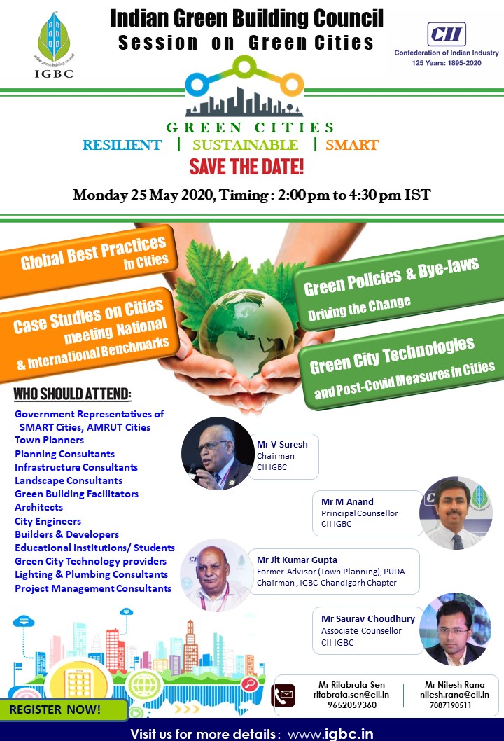 IGBC Online Session on Green Cities, Hyderabad, Telangana, India