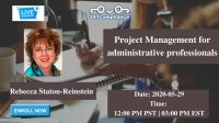Project Management for administrative professionals