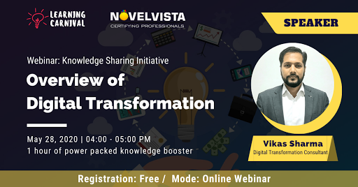 FREE Webinar on Overview of Digital Transformation by NovelVista, Pune, Maharashtra, India