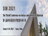 The 7th Int’l Conference on Surface and Interface of Materials (SIM 2021)