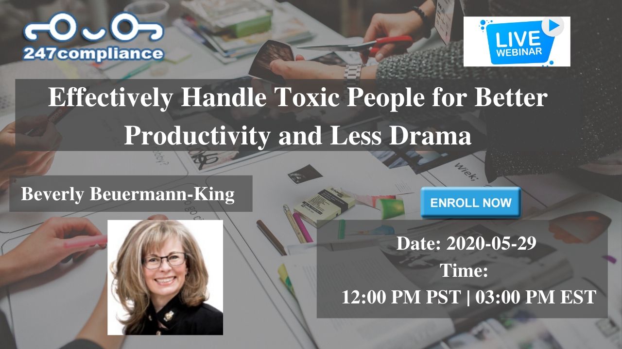 Effectively Handle Toxic People for Better Productivity and Less Drama, 2035 Sunset Lake, RoadSuite B-2, Newark,Delaware,United States