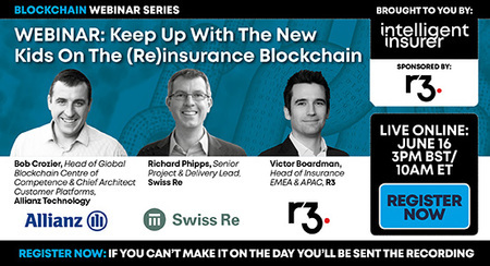 Keep Up With The New Kids On The Re/insurance Blockchain, Online, United Kingdom