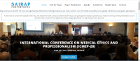 INTERNATIONAL CONFERENCE ON MEDICAL ETHICS AND PROFESSIONALISM (ICMEP-20)