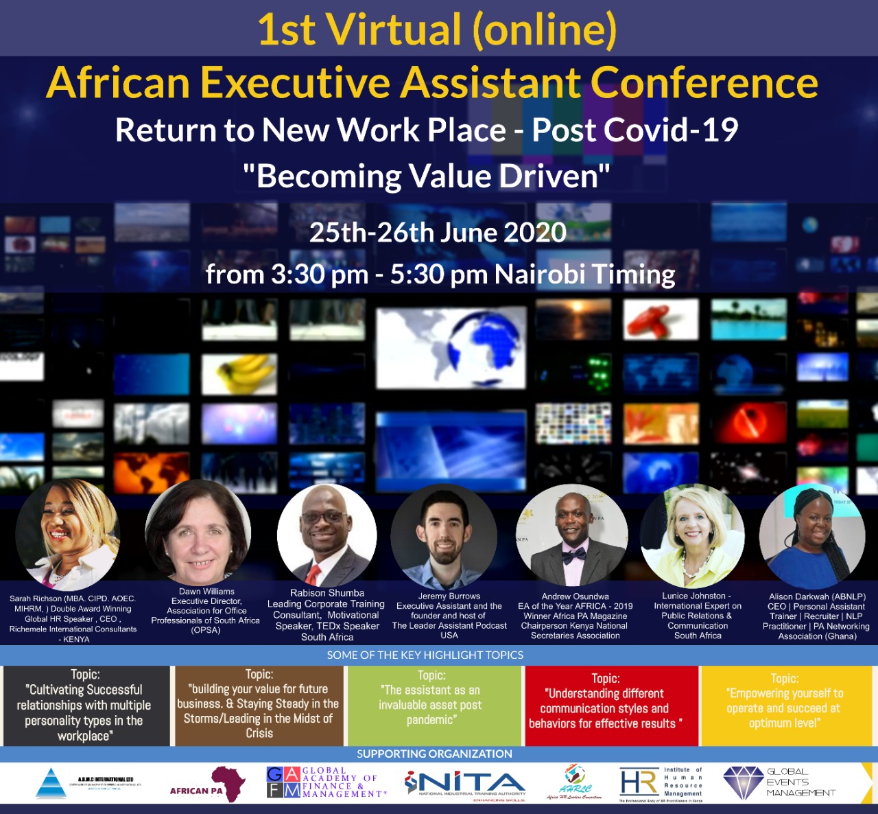 1ST VIRTUAL AFRICA EXECUTIVE ASSISTANT SUMMIT 2020, Nairobi, Kenya