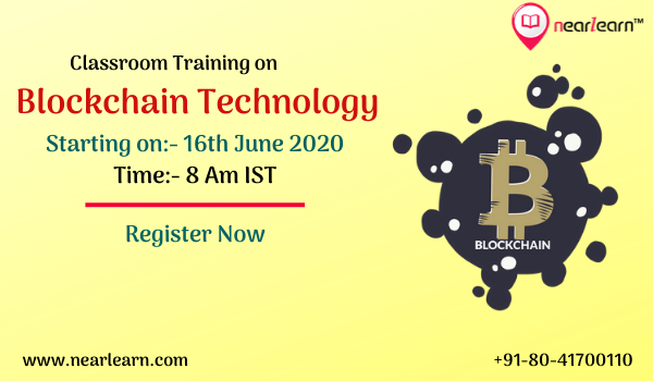 Blockchain Classroom Training 16 June, Bangalore, Karnataka, India