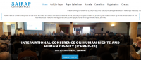INTERNATIONAL CONFERENCE ONINTERNATIONAL CONFERENCE ON HUMAN RIGHTS AND HUMAN DIGNITY (ICHRHD-20)(ICHRHD-20)