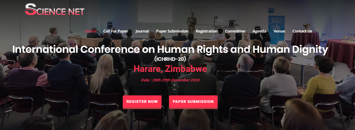 International Conference on Human Rights and Human Dignity (ICHRHD-20), Harare, Zimbabwe