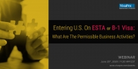 What Is Really Permissible On ESTA and B1 Visa?