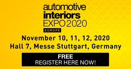 Automotive Interiors Expo Europe 2020 - Stuttgart, Germany - November 10-12, Stuttgart, Baden-Württemberg, Germany