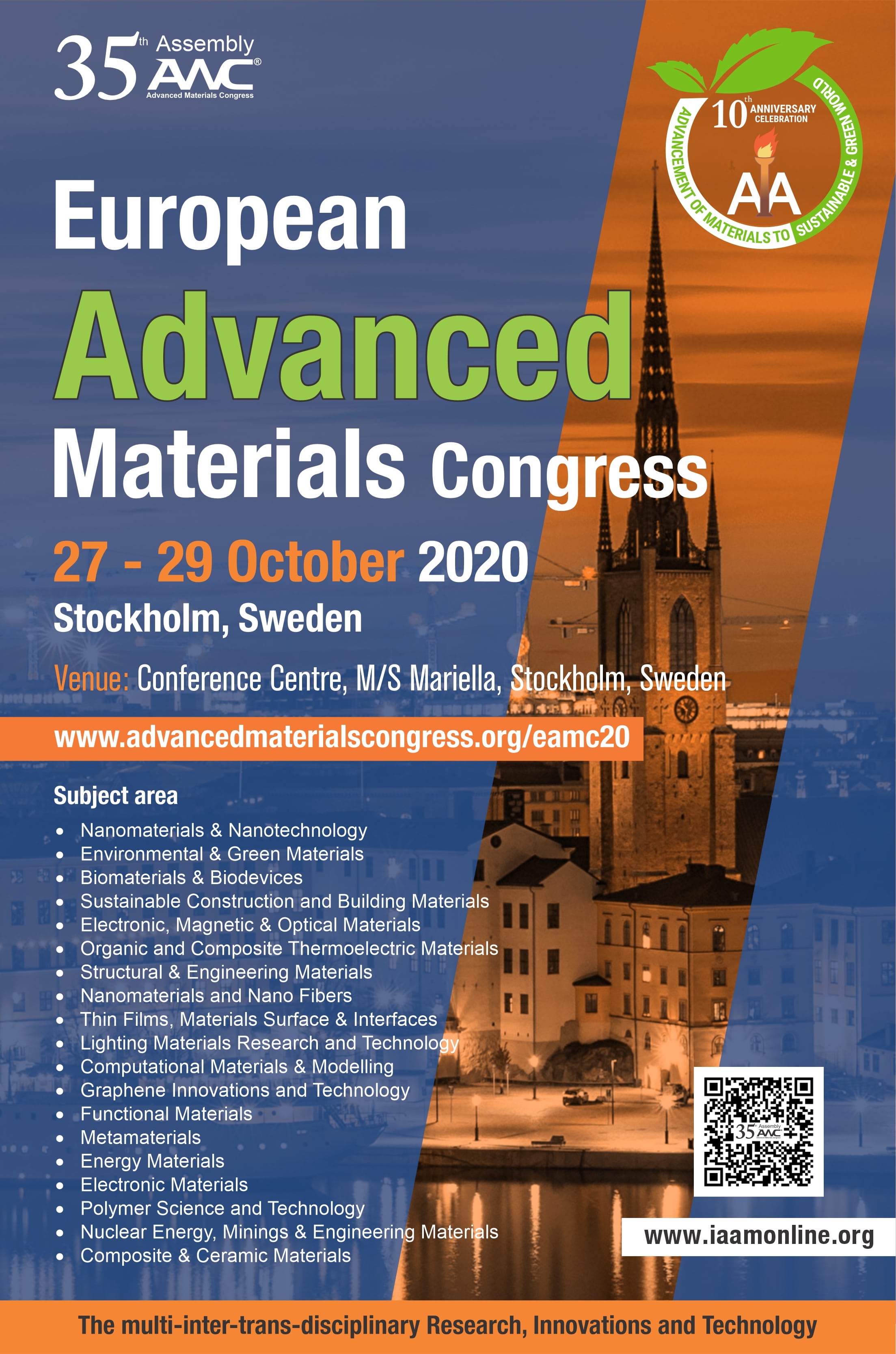 European Advanced Materials Congress, Stockholm, Sweden