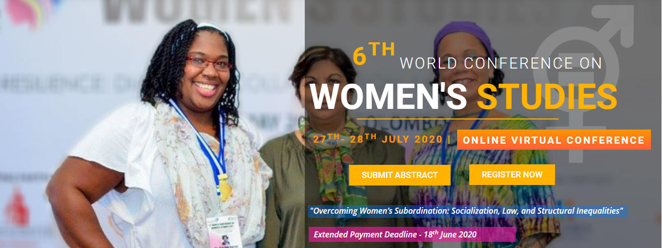 The 6th World Conference on Women’s Studies 2020 (WCWS 2020), Colombo 07, Sri Lanka, Sri Lanka