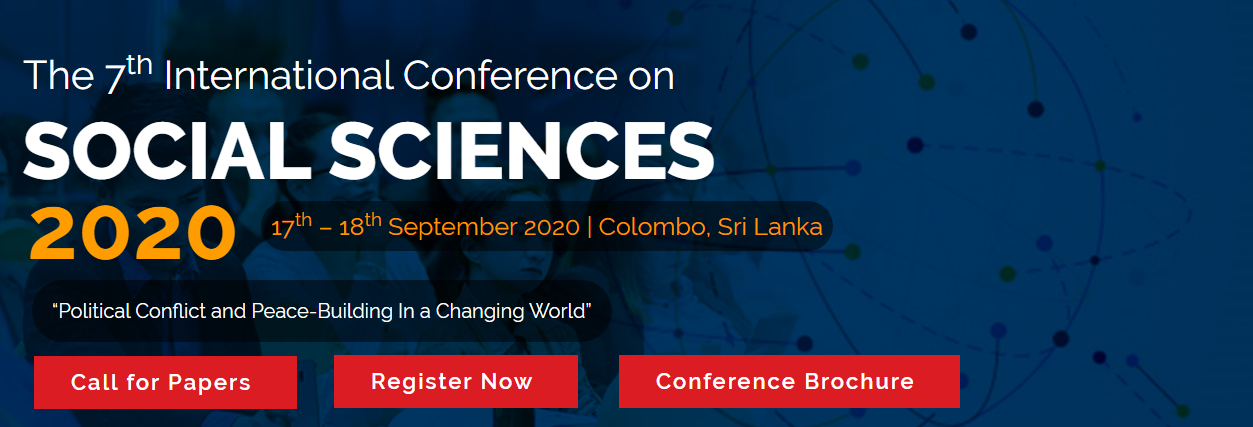 7th International Conference on Social Sciences 2020 – (ICOSS 2020), Hilton Colombo Residences, Colombo, Sri Lanka