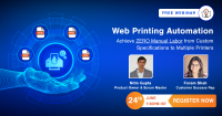 Web Printing Automation: Zero Manual Labor from Custom Specifications to Multiple Printers