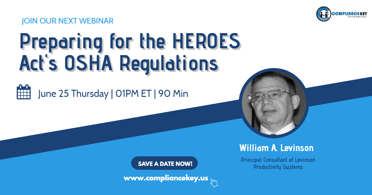 Preparing for the HEROES Act's OSHA Regulations, Middletown,DE,USA,Delaware,United States