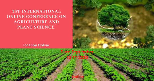 International Online Conference on Plant Science & agriculture, Warangal, Telangana, India