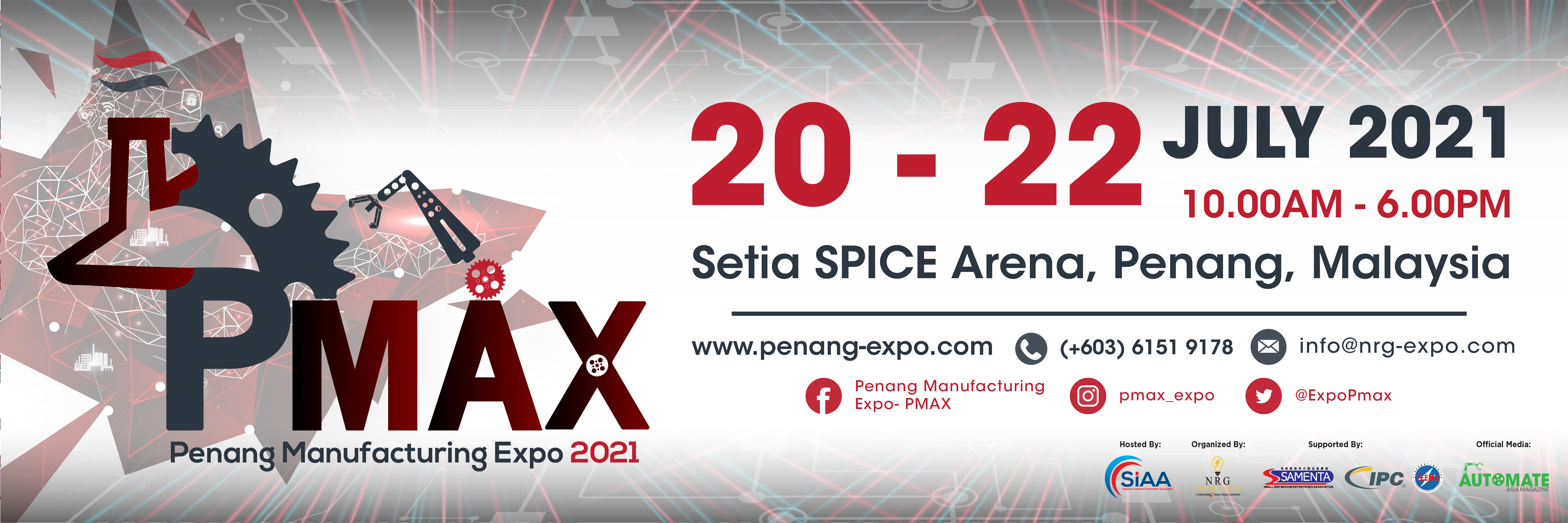 Penang Manufacturing Expo (PMAX) 2021, Setia SPICE Arena, Pulau Pinang, Malaysia