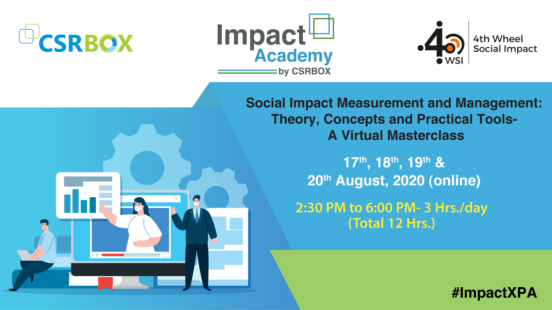 Virtual Masterclass: Social Impact Measurement and Management: Theory, Concepts and Practical Tools, Ahmedabad, Gujarat, India